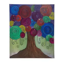 Ana Lms, Sin Título (Árbol), Óleo sobre tela