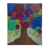 Ana Lms, Sin Título (Árbol), Óleo sobre tela