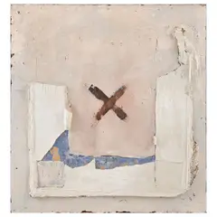 U con aspa by Autor No Identificado, Mixta sobre madera, sold Apr 2026