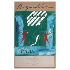 Luis Argudín, Con las dos manos, Óleo sobre papel