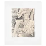 Filemón Santiago, A) Viaje silencioso, B) Fragmento de un sueño y C) Ensimismamiento, de la carpeta Mundo Onírico, Litografías 42 / 150