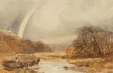 Edmund Morison Wimperis, Rural Landscape, watercolour