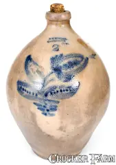 P.Z. Romain, P.Z. ROMAIN / COOKSVILLE / C.W. Stoneware Jug, circa 1840, Stoneware