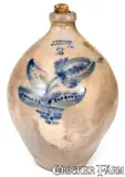 P.Z. Romain, P.Z. ROMAIN / COOKSVILLE / C.W. Stoneware Jug, circa 1840, Stoneware