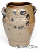 C. Crolius, C. CROLIUS / MANUFACTURER / MANHATTAN-WELLS / NEW-YORK Stoneware Jar