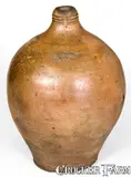 Branch Green, Extremely Rare and Important B. GREEN Stoneware Jug, Troy, NY (Branch Green), circa 1799-1803, Stoneware