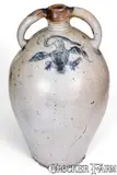 D. Goodale, Exceptional D. GOODALE / HARTFORD Monumental Stoneware Jug w/ Incised Federal Eagle, circa 1825-1830, Stoneware