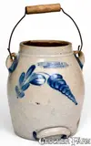 Nichols & Co., One-Gallon SIPE, NICHOLS & CO. / Williamsport, Pa. Stoneware Batter Pail