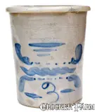 Donaghho, Rare 3 Gal. Jar Marked DONAGHHO / Fredericktown Wash Co. PA, circa 1865, Stoneware