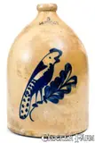 F. B. Norton & Co, Scarce 5 Gal. F. B. NORTON & CO. / WORCESTER, MASS. Stoneware Parrot Jug