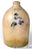 Norton & Fenton, NORTON & FENTON / East Bennington, Vt Three-Gallon Stoneware Rabbit Jug