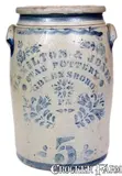 Hamilton & Jones Star Pottery, 5 Gal. HAMILTON & JONES / STAR POTTERY / GREENSBORO, PA Stoneware Jar, circa 1875, Stoneware