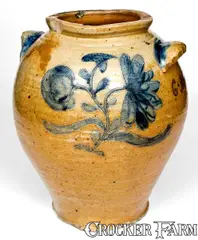 C. Atterbury, Important Large-Sized Manhattan Area Stoneware Jar, "C. Atterbury / August 24th, 1807", 1807, Stoneware