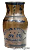 Williams And Reppert, WILLIAMS & REPPERT / GREENSBORO, PA Stoneware Pitcher w/ Freehand Decoration