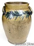 Parr & Burland, Extremely Rare PARR & BURLAND / BALTIMORE Stoneware Jar, 1815-1821, 1815-1821, Stoneware