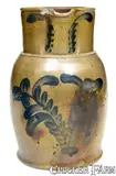 W.B. Kenner, Very Rare 1 Gal. W. B. KENNER / STRASBURG, VA Stoneware Pitcher, circa 1880, Stoneware