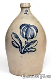 F. Stetzenmeyer, 2 Gal. F. STETZENMEYER / G. GOETZMAN / ROCHESTER, NY Stoneware Jug