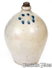 C. Cc. Crolius, C. CC. CROLIUS / MANUFACTURER / NEW-YORK Stoneware Jug, circa 1820, Stoneware