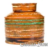 Jacob Wareham, Rare and Important "Jacob Wareham / Frankstown Township / Huntingdon County (PA) / 1811" Redware Jar, 1811, Redware