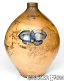 L. Norton & Son, 4 Gal. L. NORTON & SON / BENNINGTON Stoneware Jug with Butterfly Decoration, circa 1830, Stoneware