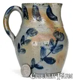 Exceptional JOHN BELL / WAYNESBORO Miniature Stoneware Pitcher by John Bell, circa 1857, Stoneware, sold Mar 2019