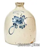 Ottman Bros. & Co., 2 Gal. OTTMAN BROS. & CO. / FORT EDWARD, NY Stoneware Syrup Jug