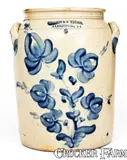 Willson's & Young, Very Fine WILLSON'S & YOUNG / HARRISBURG, PA Stoneware Jar, circa 1855, Stoneware