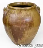 David Drake, Outstanding 15-Gal. Dave, Edgefield, SC "Lm / Feb. 15, 1858" Stoneware Jar, 1858, Stoneware