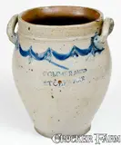 Commeraw's Stoneware, Fine COMMERAWS STONEWARE / CORLEARS HOOK Stoneware Jar