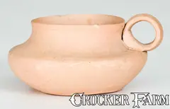 Geo. E. Ohr, George Ohr, Biloxi, MS, Cup Inscribed "Geo E. Ohr / Expo Clay / '04", 1904, Stoneware