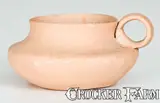 Geo. E. Ohr, George Ohr, Biloxi, MS, Cup Inscribed "Geo E. Ohr / Expo Clay / '04", 1904, Stoneware