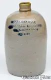 M. Shakman & Co., M. SHAKMAN & CO. / BALTIMORE Stoneware Advertising Jug, circa 1875, Stoneware