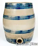 Manufacturers, Scarce Five-Gallon SMITH & DAY, / MANUFACTURERS / NORWALK, CON. Stoneware Keg Cooler, circa 1840, Stoneware