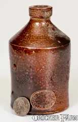 A.E. Smith & Sons, Rare A. E. SMITH & SONS / PECK SLIP, NY Stoneware Bottle, circa 1875, Stoneware