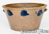 & Shinnick, Very Rare IRELAND, DUEY, & SHINNICK / MT. CRAWFORD, VA Stoneware Bowl, circa 1870, Stoneware