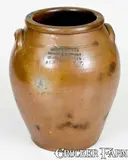 Gott & Palmer Phoenix Pottery, Very Rare GOTT & PALMER / PHOENIX POTTERY / Hudson-Street. / ALBANY, N.Y. Jar, circa 1848-1850, Stoneware