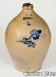 Humiston & Cummings, Rare HUMISTON & CUMMINGS / S. AMBOY, NJ Stoneware Jug, second quarter 19th century, Stoneware