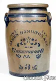 James Hamilton & Co., 3 Gal. JAMES HAMILTON & CO. / GREENSBORO, PA Stoneware Jar, circa 1875, Stoneware