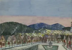 KAPLICZKA W MUSZYNIE by Nikifor Krynicki, akwarela, gwasz, papier, offered Dec 2023
