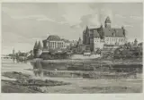 Hugo Ulbrich, ZAMEK W MALBORKU (DIE MARIENBURG), akwaforta, papier