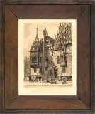 Hugo Ulbrich, Ratusz we Wrocławiu, 1910, akwaforta, papier