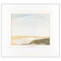 Cecil Arthur Hunt, Windmill On The Coast, Watercolour heightened with white Unframed