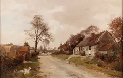 William Greaves, Track Through The Village, 1887, Oil on canvas