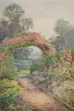 Theresa Stannard, Garden View In St Ives, Cornwall