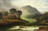 William James Smith Crampton, Highland Cattle In A Scottish Landscape, Oil on canvas