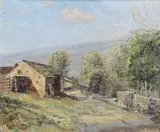 Gordon Clifford Barlow, Kettlewell, Oil on board