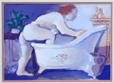 Cyril Fradan, Bathing, 1955, Watercolour and Gouache