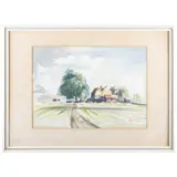 Robin Furness, Hamsterley Town Head Farm, Watercolour