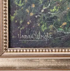 James Wright, A Walk In The Woods, Oil on canvas