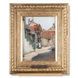 William Henry Miles Jr., Views Of Old Whitby, A Pair, Oil on canvas